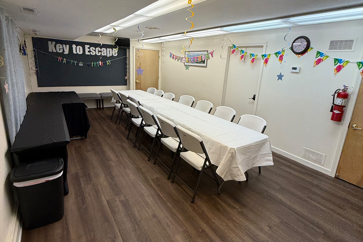 Birthday Party space at Key To Escape
